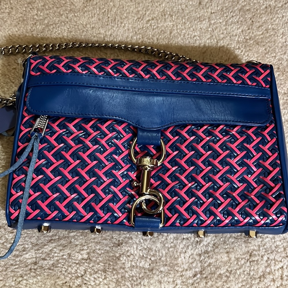 NWT Rebecca Minkoff MAC clutch in color “Poppy, Pink“
